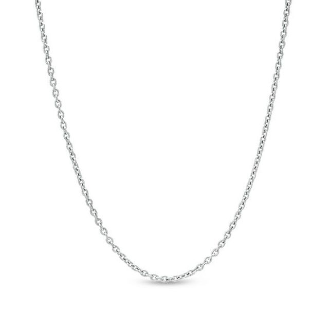 Made in Italy Men's 2.0mm Cable Chain Necklace in Sterling Silver - 18"