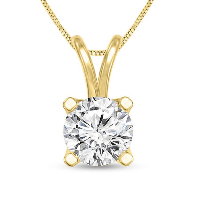3/4 CT. Certified Diamond Solitaire Pendant in 14K Gold (I/Si2)