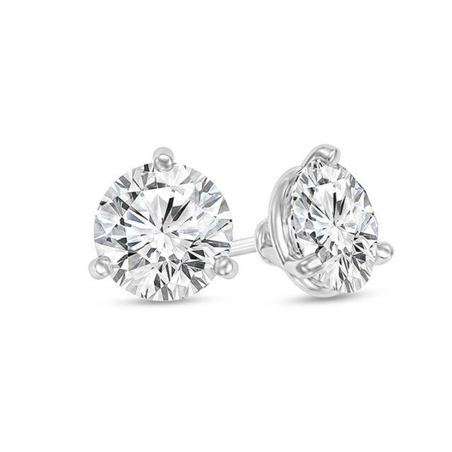 1/4 CT. T.w. Certified Diamond Solitaire Stud Earrings in 14K White Gold (I/Si2)