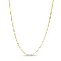 Made in Italy 0.7mm Box Chain Necklace in 10K Gold - 18"