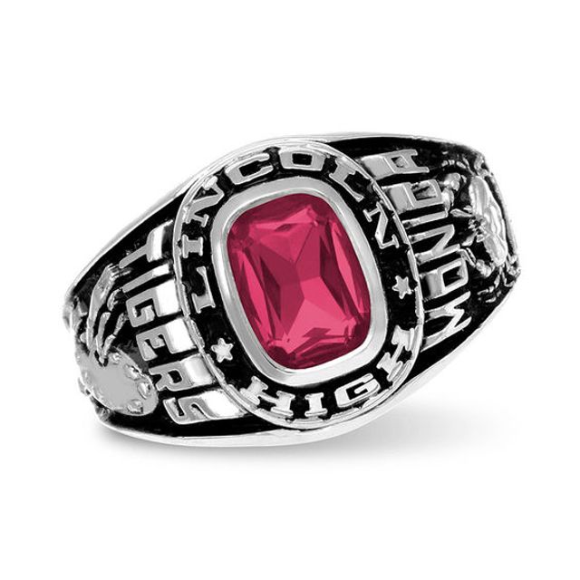 Birthstone High School Class Ring by ArtCarved (1 Stone)