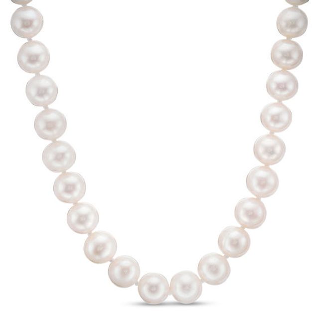 ImperialÂ® 7.0-8.0mm Cultured Freshwater Pearl Strand Necklace with 14K Gold Fish-Hook Clasp