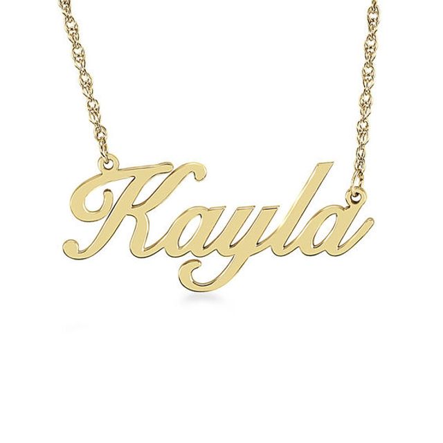 Script Name Necklace (1 Line)