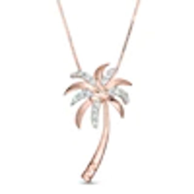 Diamond andTsavorite Palm Tree Necklace — Julia Ballentine Fine Jewelry