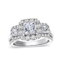 Vera Wang Love Collection 2 CT. T.w. Diamond Three Stone Engagement Ring