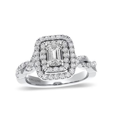 Customize Your Vera Wang Love Collection Diamond Frame Engagement Ring