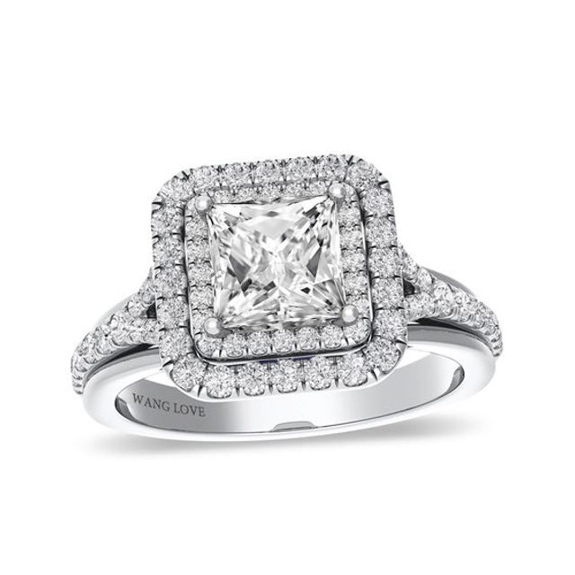 Vera Wang Love Collection 1-1/2 CT. T.w. Diamond Frame Engagement Ring