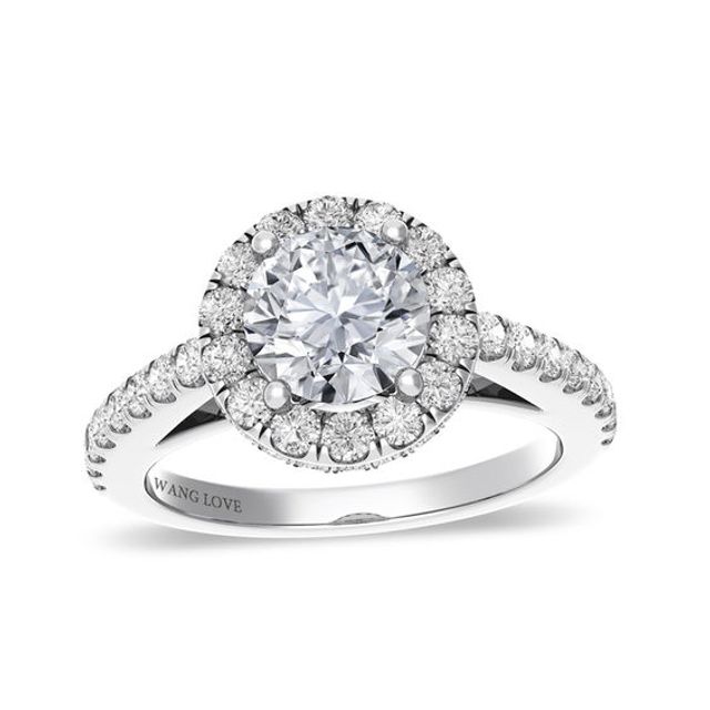 Vera Wang Love Collection 1-3/4 CT. T.w. Diamond Cushion Frame Engagement Ring