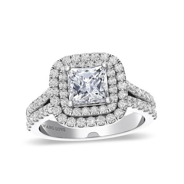 Vera Wang Love Collection 2-1/4 CT. T.w. Diamond Frame Engagement Ring