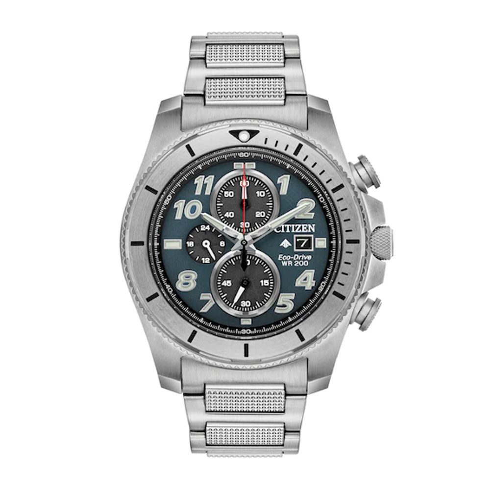 Men's Citizen Eco-DriveÂ® Promaster Tough Chronograph Watch with Grey Dial (Model: Ca0720-54H)