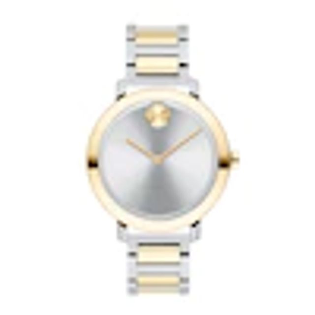 Ladies' Movado BoldÂ®Two-Tone Watch with Silver-Tone Dial (Model: 3600651)