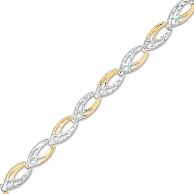 Zales Men's 9.2mm Cuban Link Bracelet in 10K Gold - 9.0