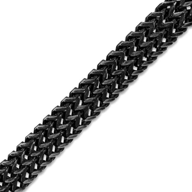 Men's 10.0mm Double Row Foxtail Chain Bracelet in Tri-Tone Stainless Steel - 8.5"