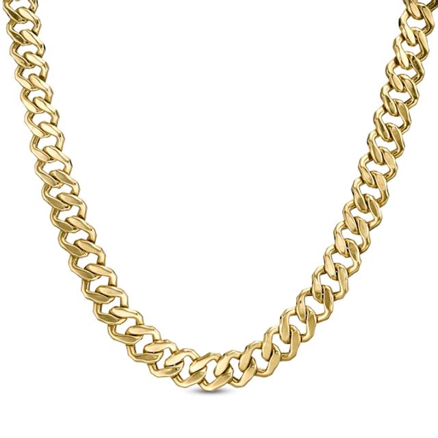 Made in Italy Men's 6.5mm Curb Chain Necklace in 10K Two-Tone Gold - 22"