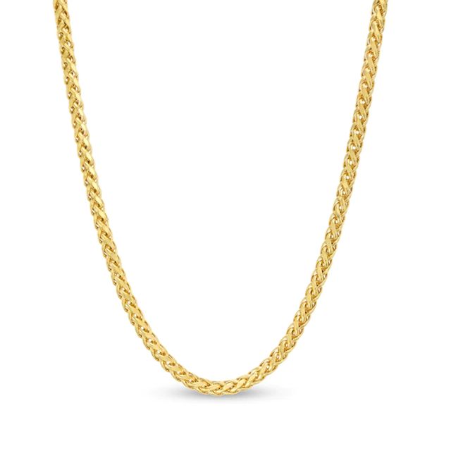 3.15mm Franco Snake Chain Necklace in Hollow 10K Gold - 20"