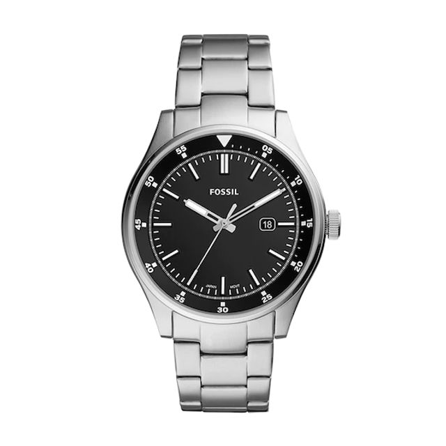 Men's Fossil Belmar Watch with Black Dial (Model: Fs5530)