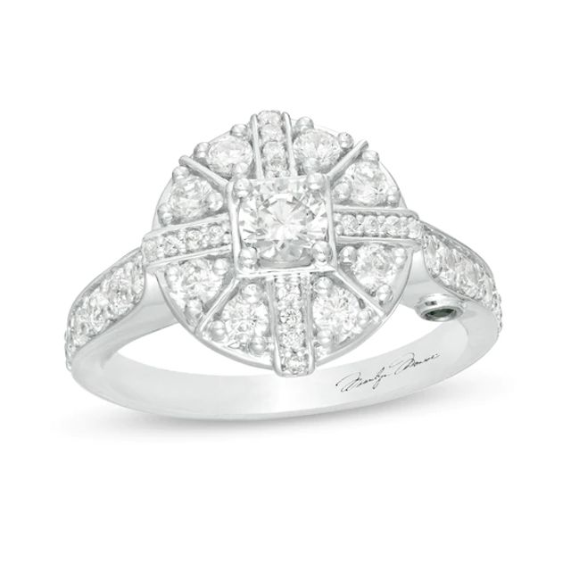 Marilyn Monroeâ¢ Collection 1-1/4 CT. T.w. Diamond Frame Engagement Ring in 14K White Gold