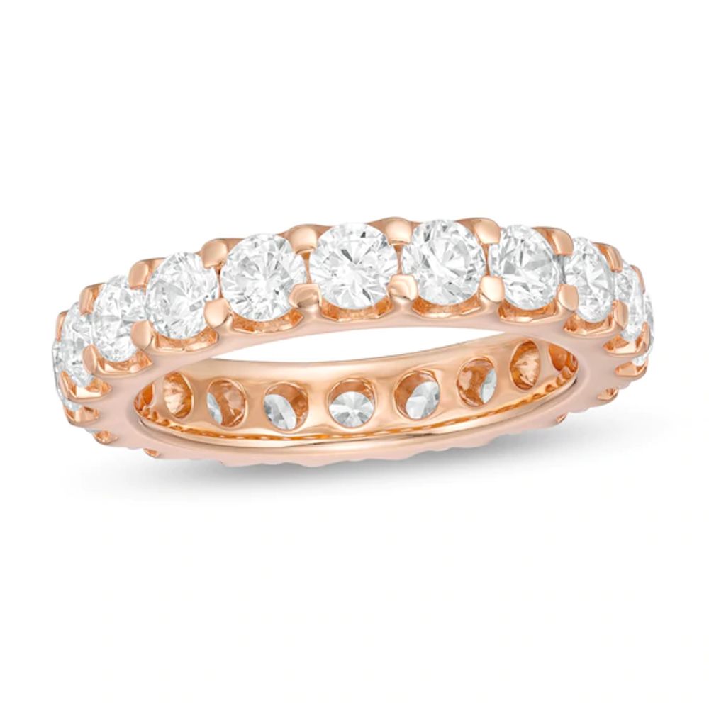 3 CT. T.w. Diamond Comfort-Fit Eternity Band in 14K Rose Gold