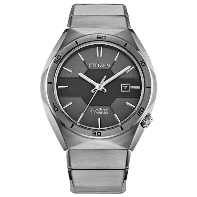 Men's Citizen Eco-DriveÂ® Armor Super Titaniumâ¢ Watch with Black Dial (Model: Aw1660-51H)