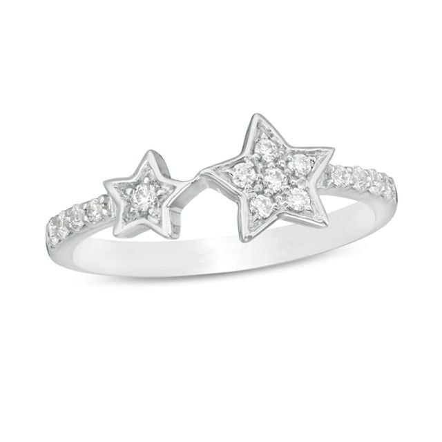 Marilyn Monroeâ¢ Collection 1/5 CT. T.w. Diamond Star Ring in Sterling Silver