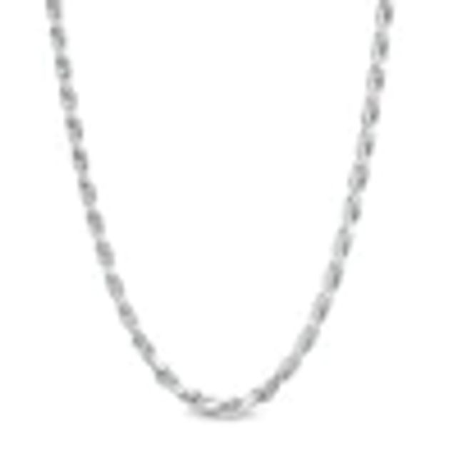 Men's 3.5mm Rope Chain Necklace in Solid Stainless Steel with