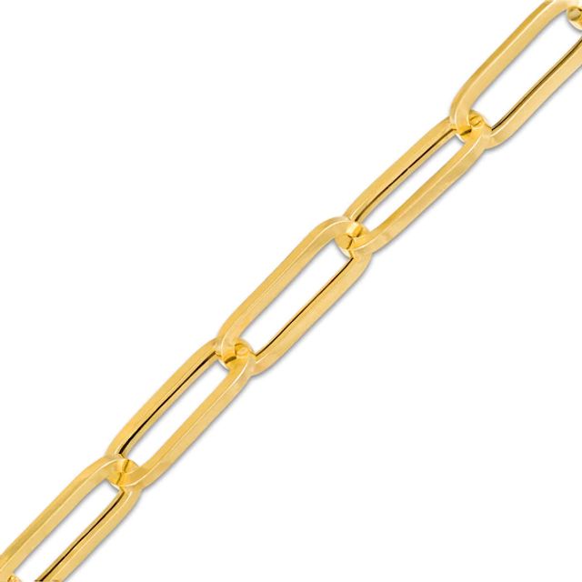 Made in Italy 7.5mm Hollow Cheval Chain Bracelet in 14K Gold - 7.5"