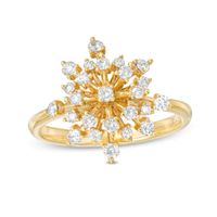 Marilyn Monroeâ¢ Collection 1/2 CT. T.w. Diamond Starburst Ring in 10K Gold