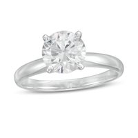 1-1/2 CT. Certified Lab-Grown Diamond Solitaire Engagement Ring in 14K White Gold (F/Vs2)