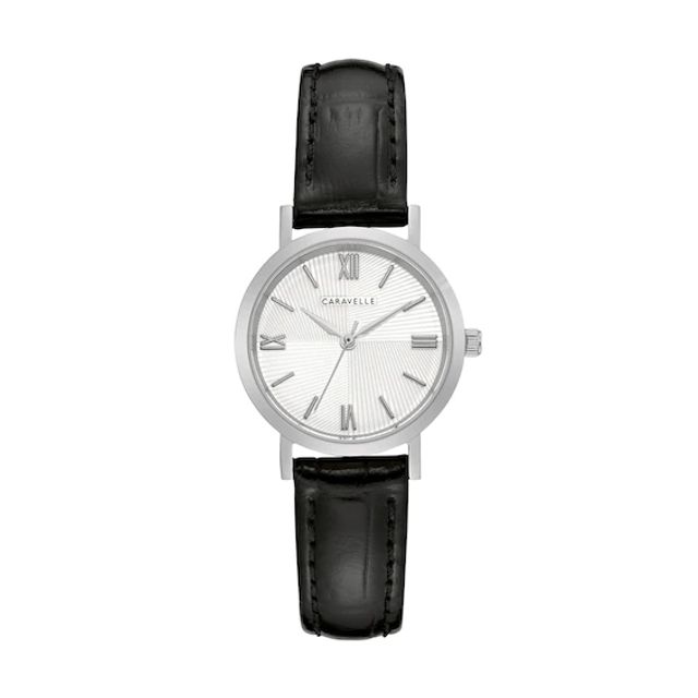 Ladies' Caravelle by Bulova Strap Watch with White Dial (Model: 43L216)