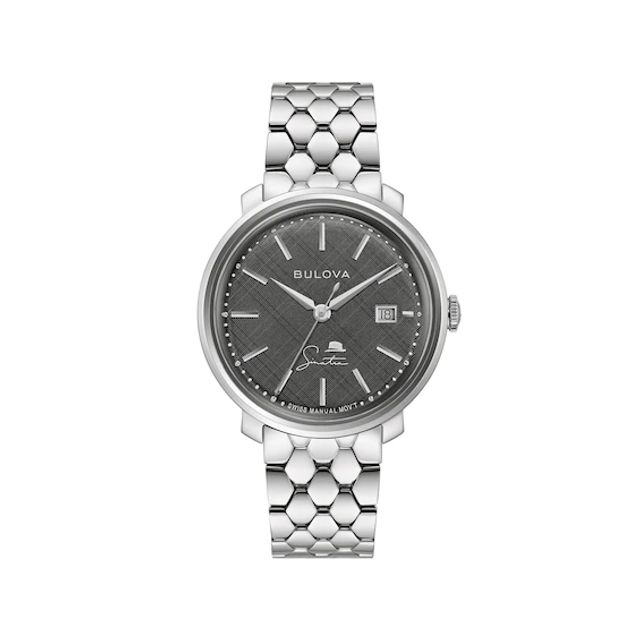 Men's Bulova Frank Sinatra 'The Best is Yet To Come' Collection Watch with Black Dial (Model: 96B346)