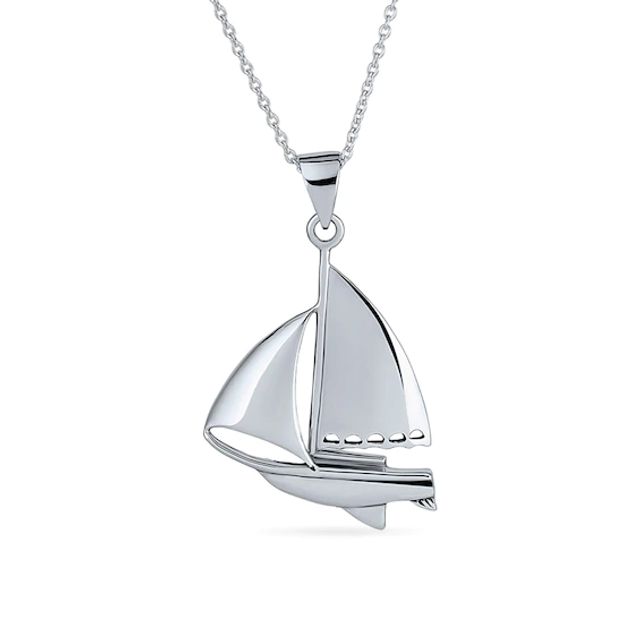 Sailboat Pendant in Sterling Silver
