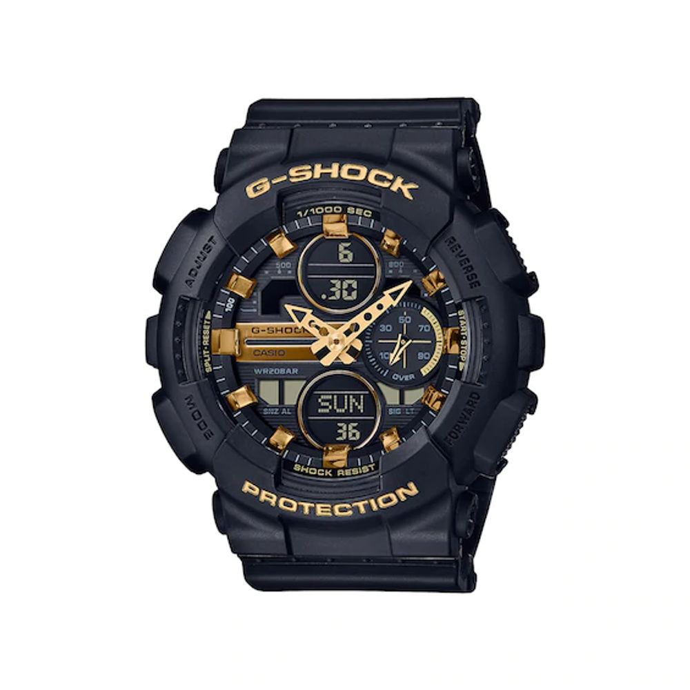 Ladies' Casio G-Shock Classic Black Resin Strap Watch (Model: Gmas140M-1A)