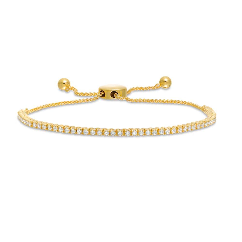 1 CT. T.w. Diamond Tennis Bolo Bracelet in 10K Gold