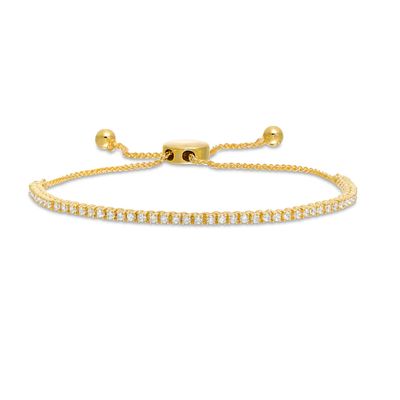 1 CT. T.w. Diamond Tennis Bolo Bracelet in 10K Gold