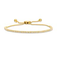 1 CT. T.w. Diamond Tennis Bolo Bracelet in 10K Gold