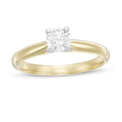 1/2 CT. T.w. Diamond Solitaire Engagement Ring in 14K Gold (I/I2)