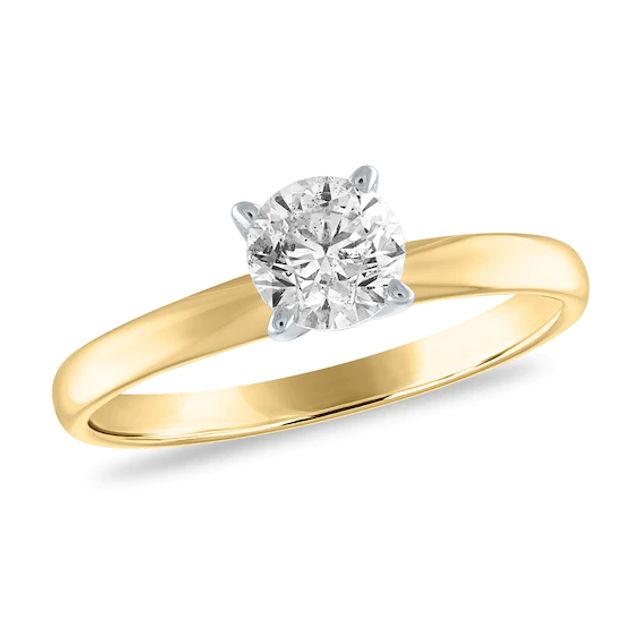 3/4 CT. Diamond Solitaire Engagement Ring in 14K Gold (I/I2)