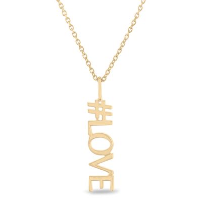 Tailor + Youâ¢ Hashtag Pendant (1 Line)