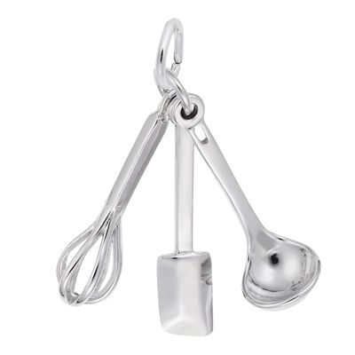 Rembrandt CharmsÂ® Cooking Utensils in Sterling Silver