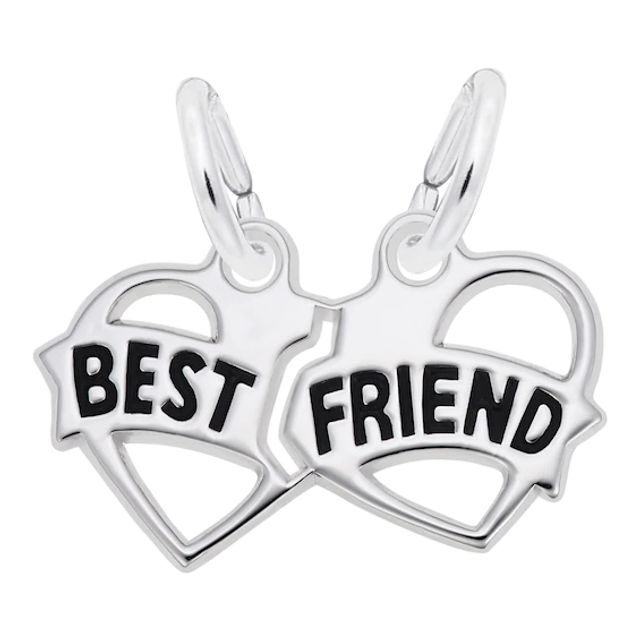 Rembrandt CharmsÂ® Breakable "Best Friend" in Sterling Silver