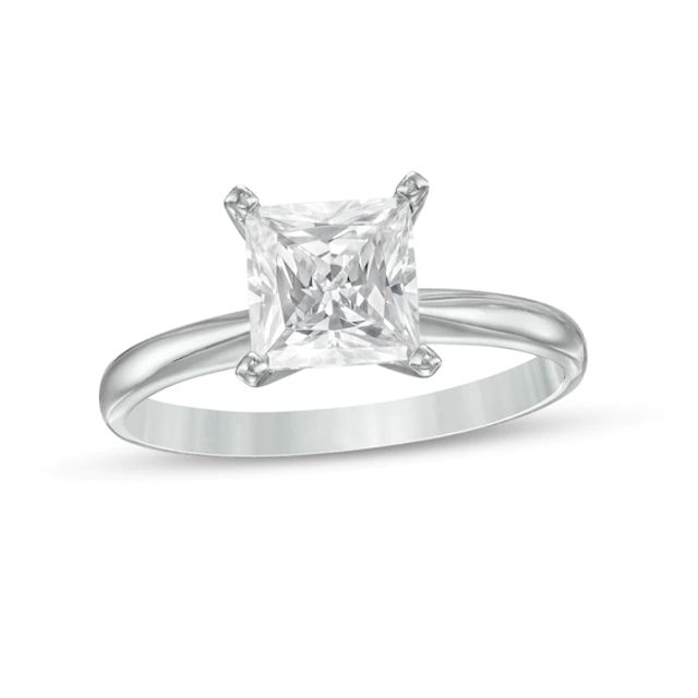 1 CT. Diamond Solitaire Engagement Ring in 14K White Gold (J/I3)