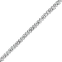 1 CT. T.w. Diamond Twist Line Bracelet in 10K White Gold