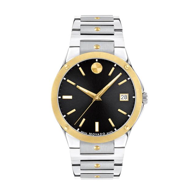 Men's Movado SE Two-Tone PVD Watch with Dial (Model