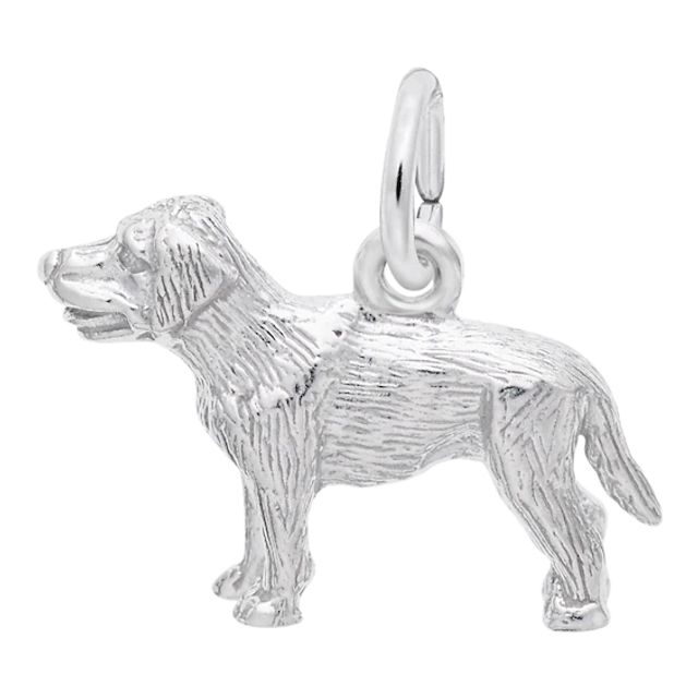 Rembrandt CharmsÂ® Labrador Retriever in Sterling Silver