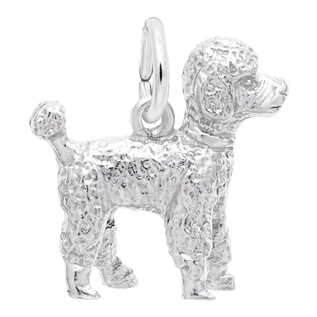 Rembrandt CharmsÂ® Poodle in Sterling Silver