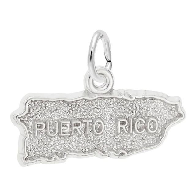 Rembrandt CharmsÂ® Puerto Rico in Sterling Silver