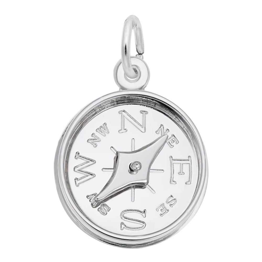 Rembrandt Charms® Compass in Sterling Silver