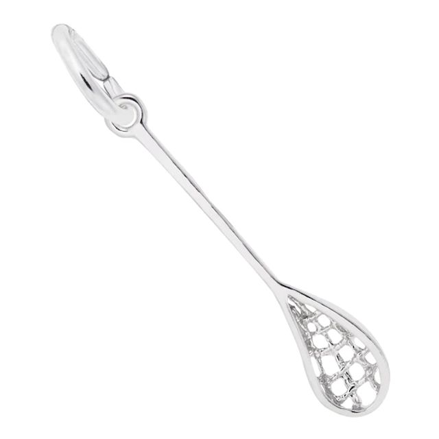 Rembrandt CharmsÂ® Lacrosse Stick in Sterling Silver