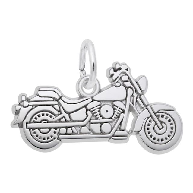 Rembrandt CharmsÂ® Motorcycle in Sterling Silver