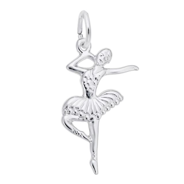 Rembrandt CharmsÂ® Ballerina in Sterling Silver